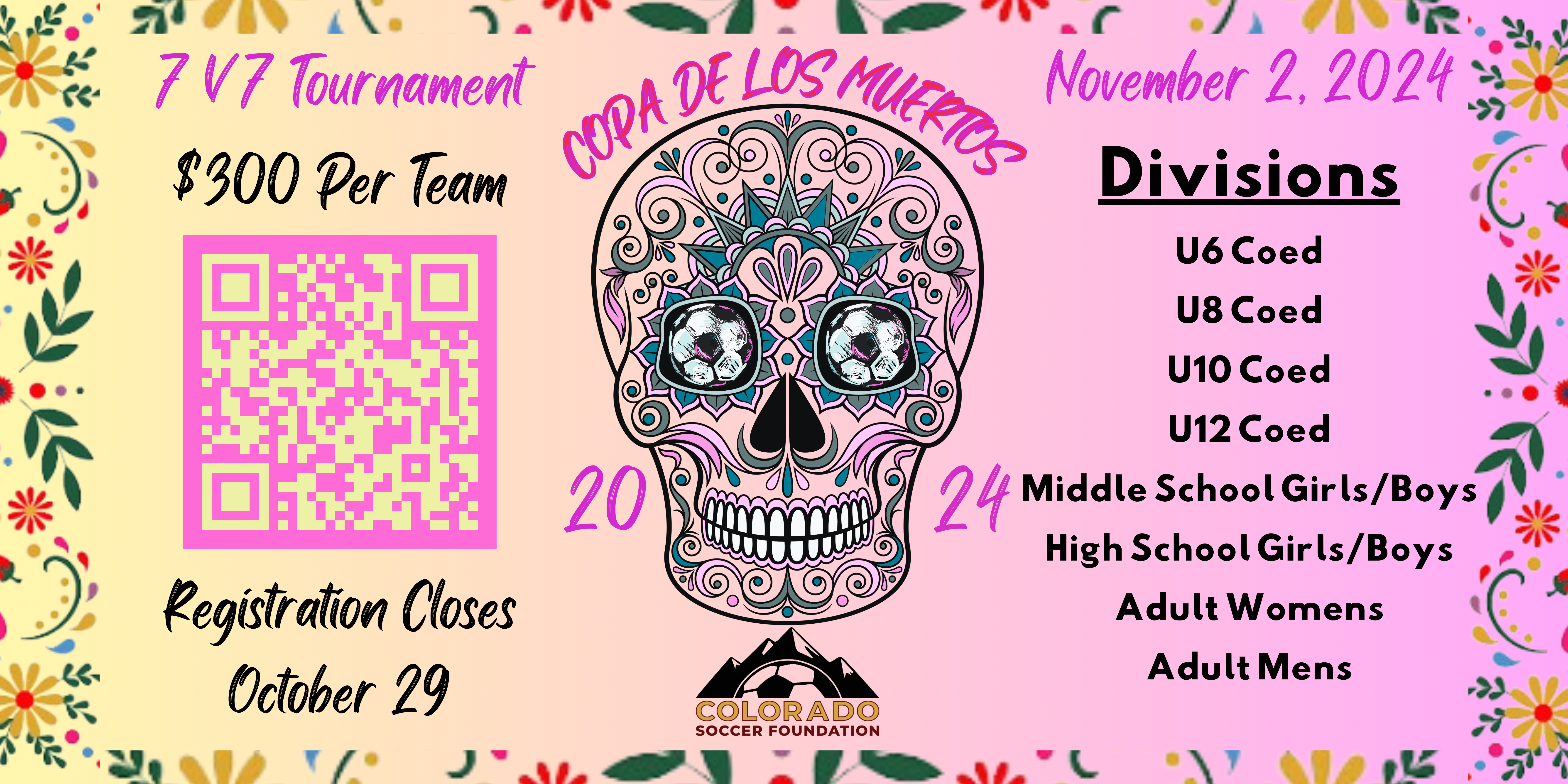 Copa De Los Muertos 2024 Flyer (Medium Banner (US) (Landscape)) (2)